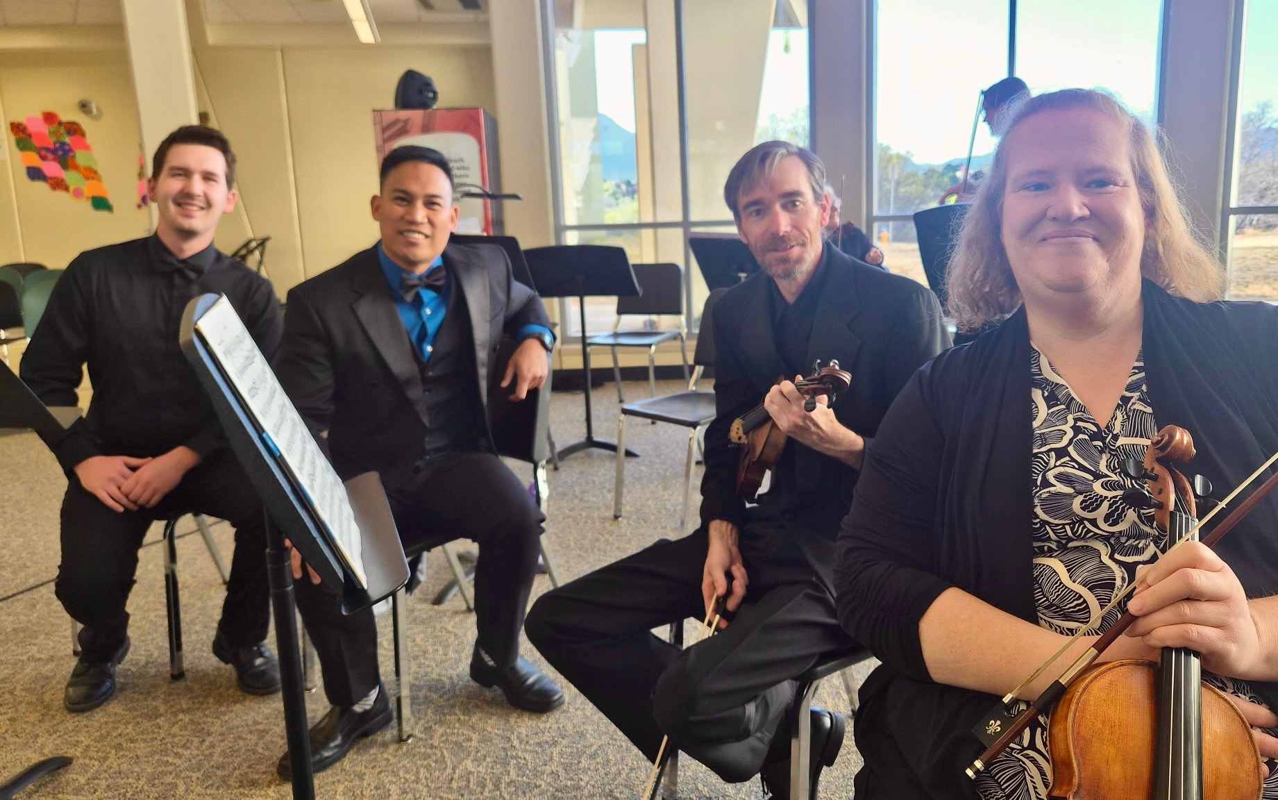 Owen Eichenseer, Dr. Alexander Magalong, Jesse Maurer, and Sara Miller
