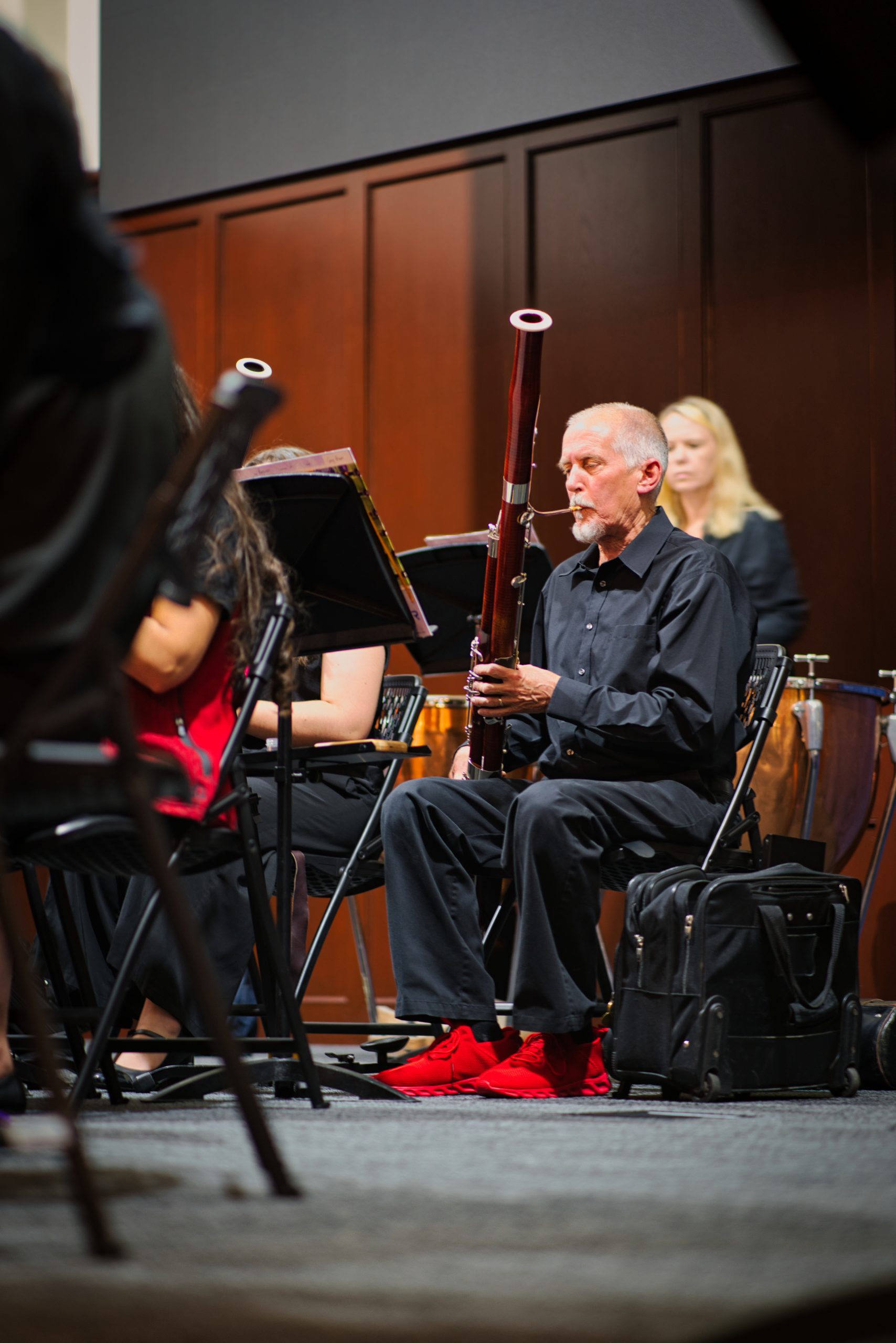 Greg Brown performing at Springs Camerata concert