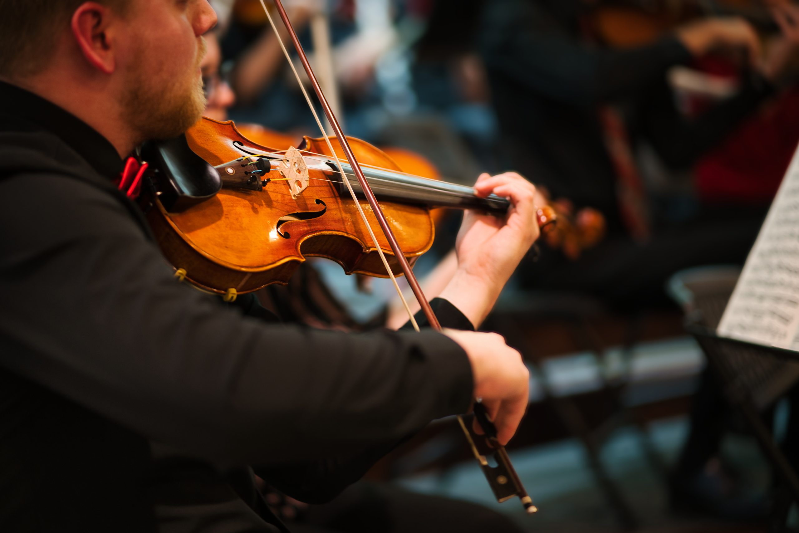Justice Hawley performing with Springs Camerata